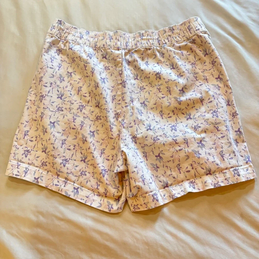 JACHS Girlfriend Floral Print Shorts Casual Womens XL‎ Stretch